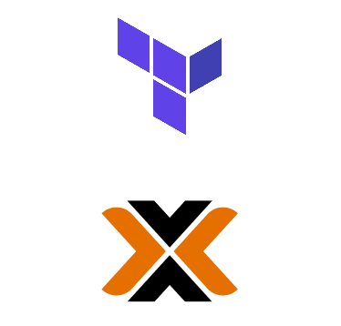 Proxmox & Terraform Logos